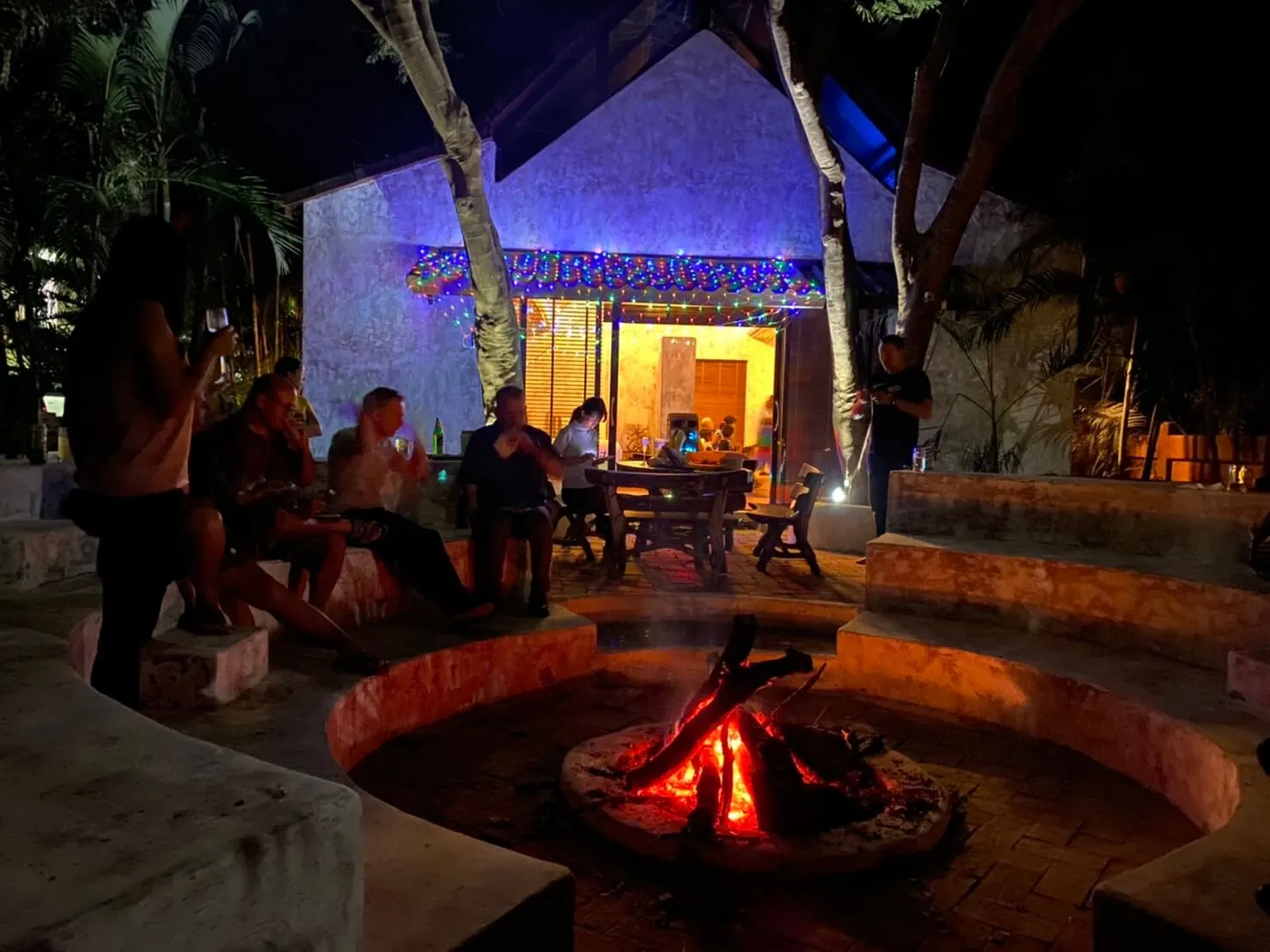 The fire pit