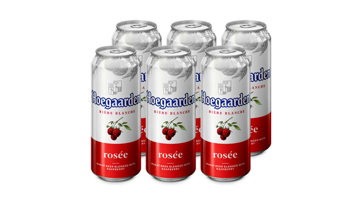 Hoegaarden - Rose - (Can 500ml)