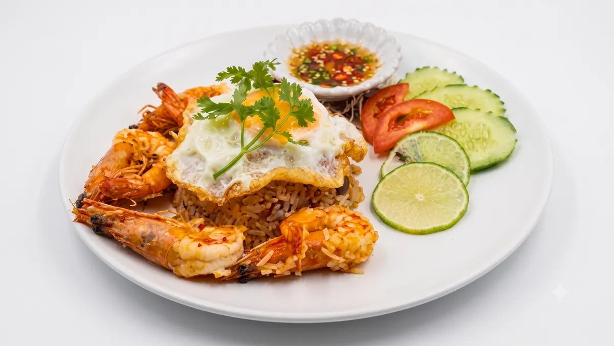 Kao Pud Tom Yum - Seafood